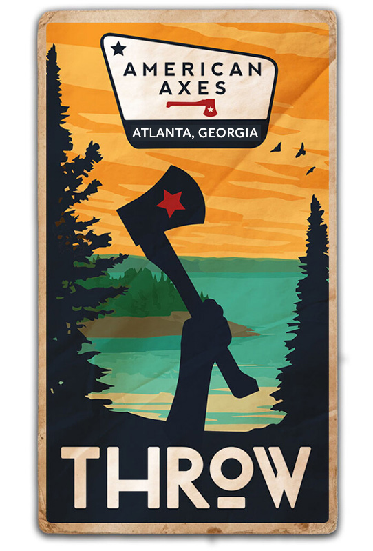 axe throw poster atlanta