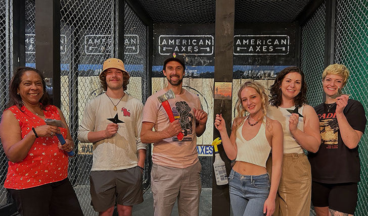 team building axe throwing